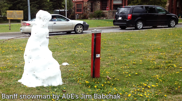 Banff-snowman Banff-snowman